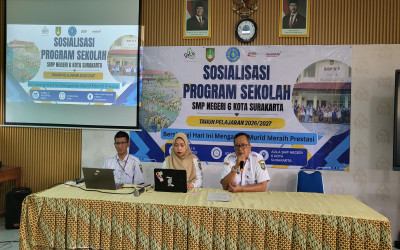 Sosialisasi Program Sekolah Tahun Pelajaran 2026/2027 SMP Negeri 6 Surakarta